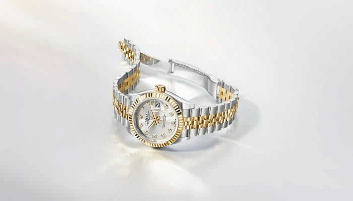rolex lady-datejust watches - henne jewelers