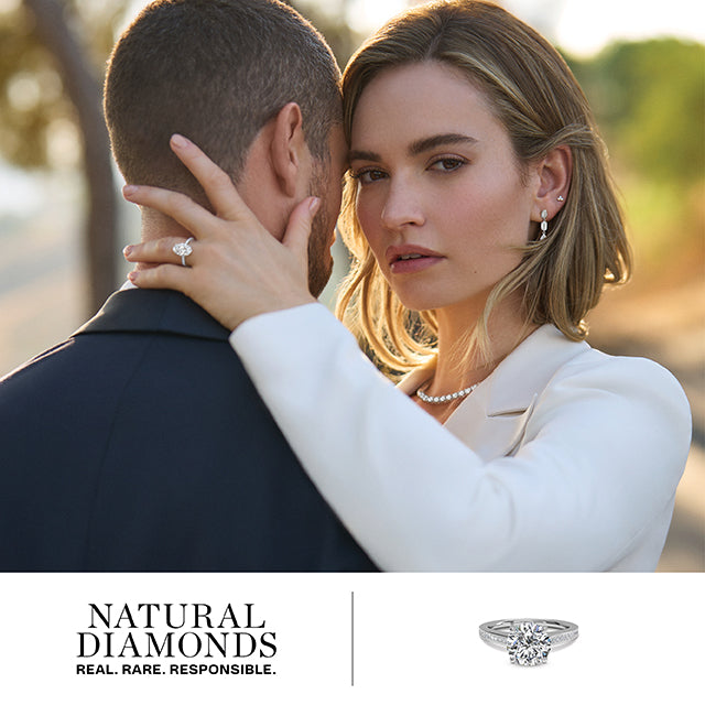 Natural Diamonds engagement ring image mobile