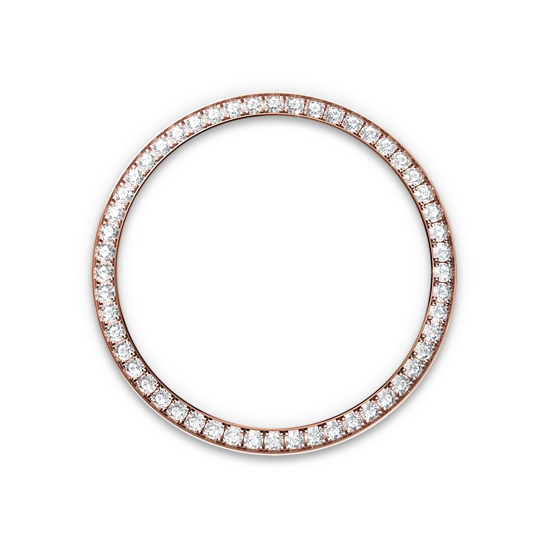 Rolex Datejust 36 Oyster, 36 mm, Oystersteel, Everose gold and diamonds M126281RBR-0016