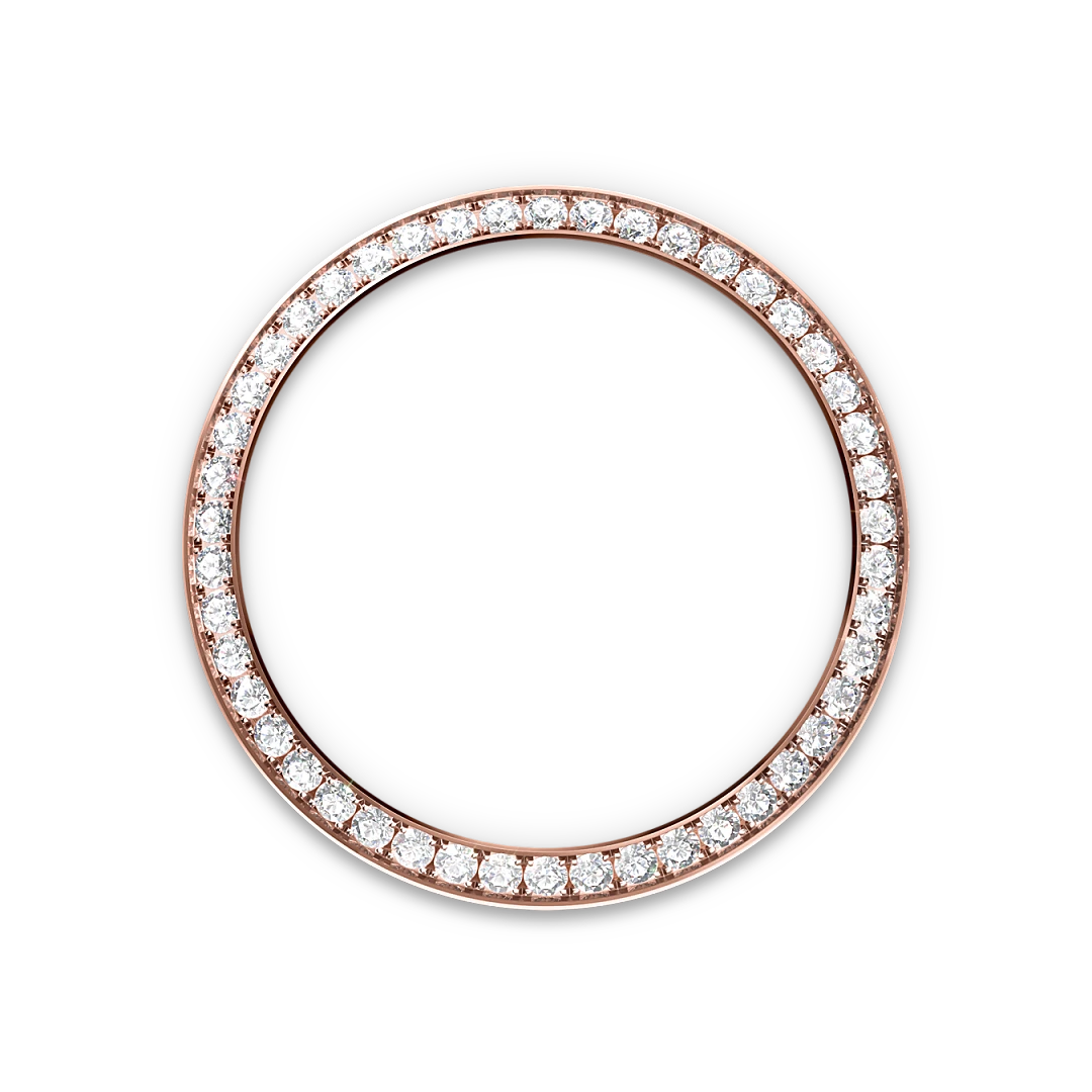 Rolex Datejust 31 Oyster, 31 mm, Everose gold and diamonds M278285RBR-0005