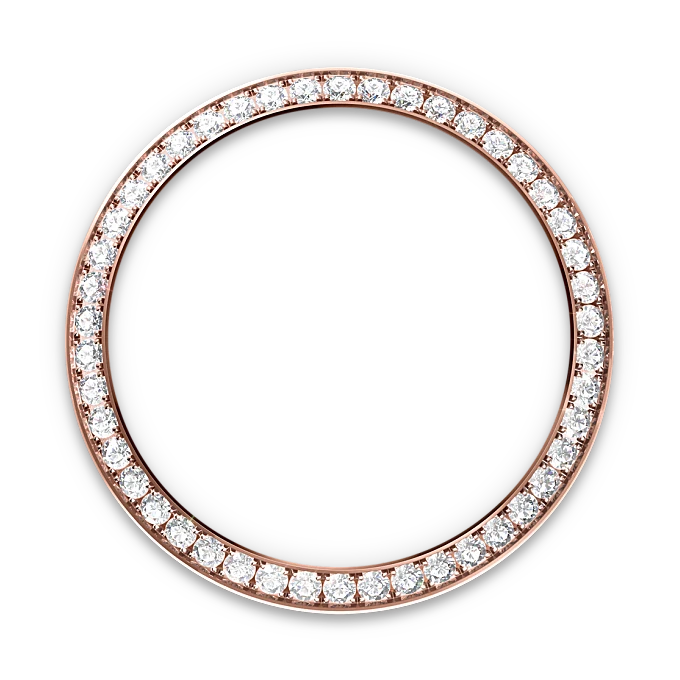 Rolex Datejust 31 Oyster, 31 mm, Everose gold and diamonds M278285RBR-0005