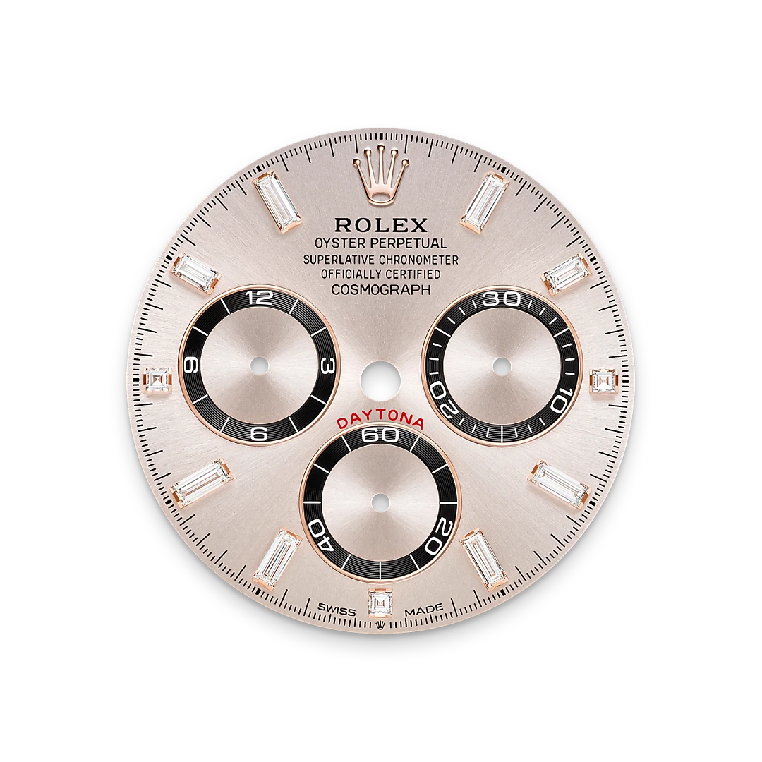 Rolex Cosmograph Daytona Oyster, 40 mm, Everose gold and diamonds M126535TBR-0002