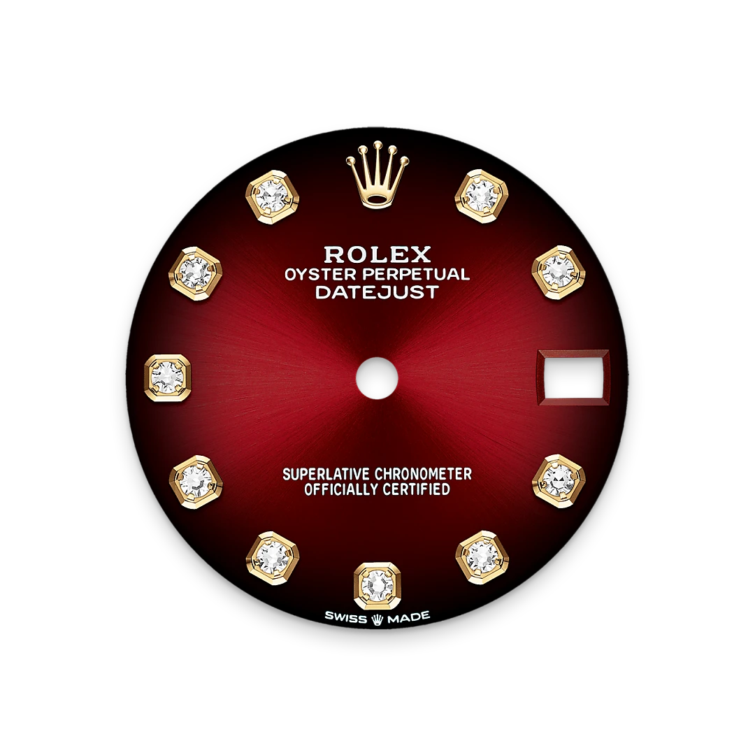 Rolex Datejust 31 Oyster, 31 mm, yellow gold and diamonds M278288RBR-0041