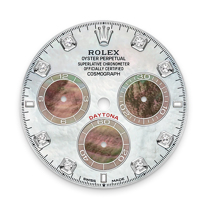 Rolex Cosmograph Daytona Oyster, 40 mm, white gold and diamonds M126589RBR-0001
