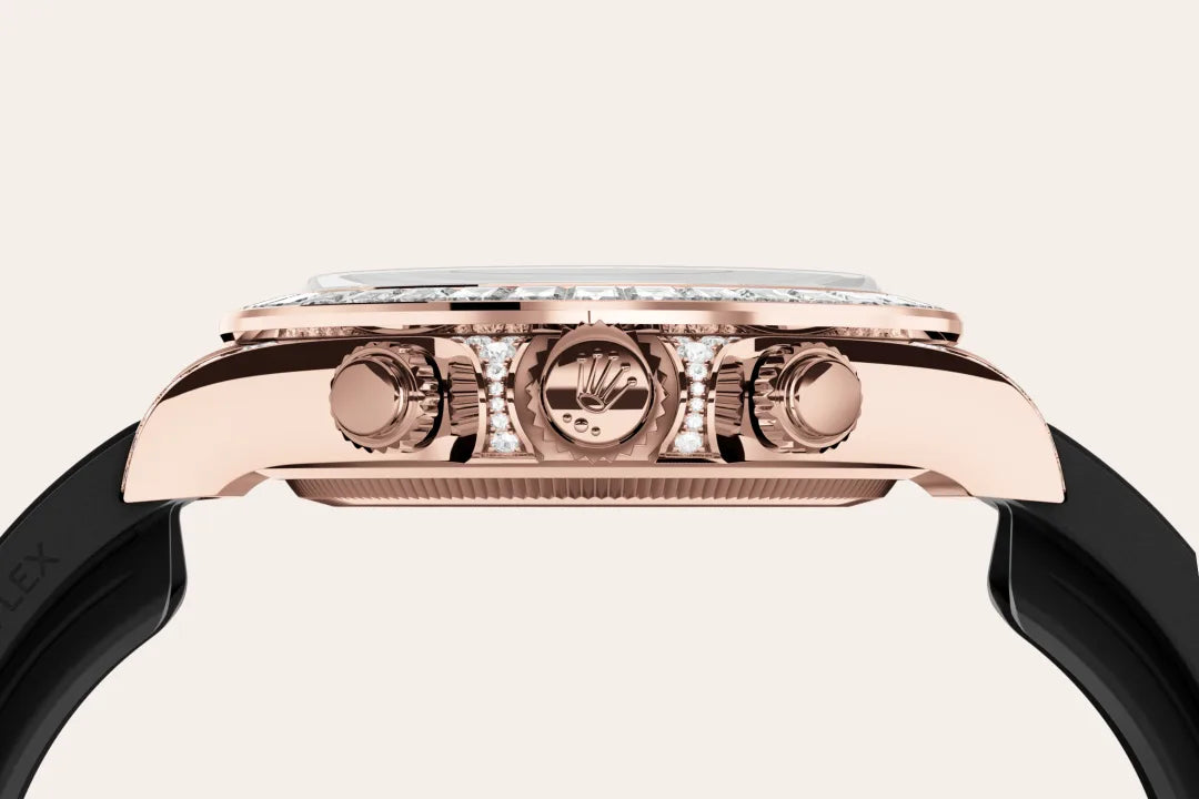 Rolex Cosmograph Daytona Oyster, 40 mm, Everose gold and diamonds M126535TBR-0002