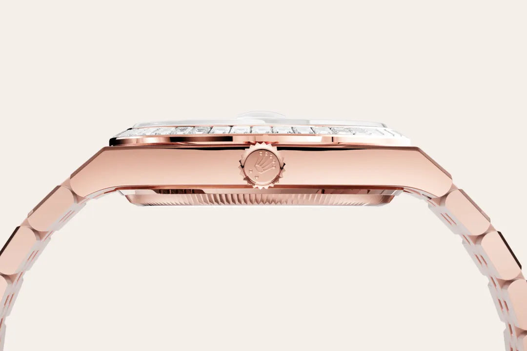 Rolex Land-Dweller 36 Oyster, 36 mm, Everose gold and diamonds M127285TBR-0002