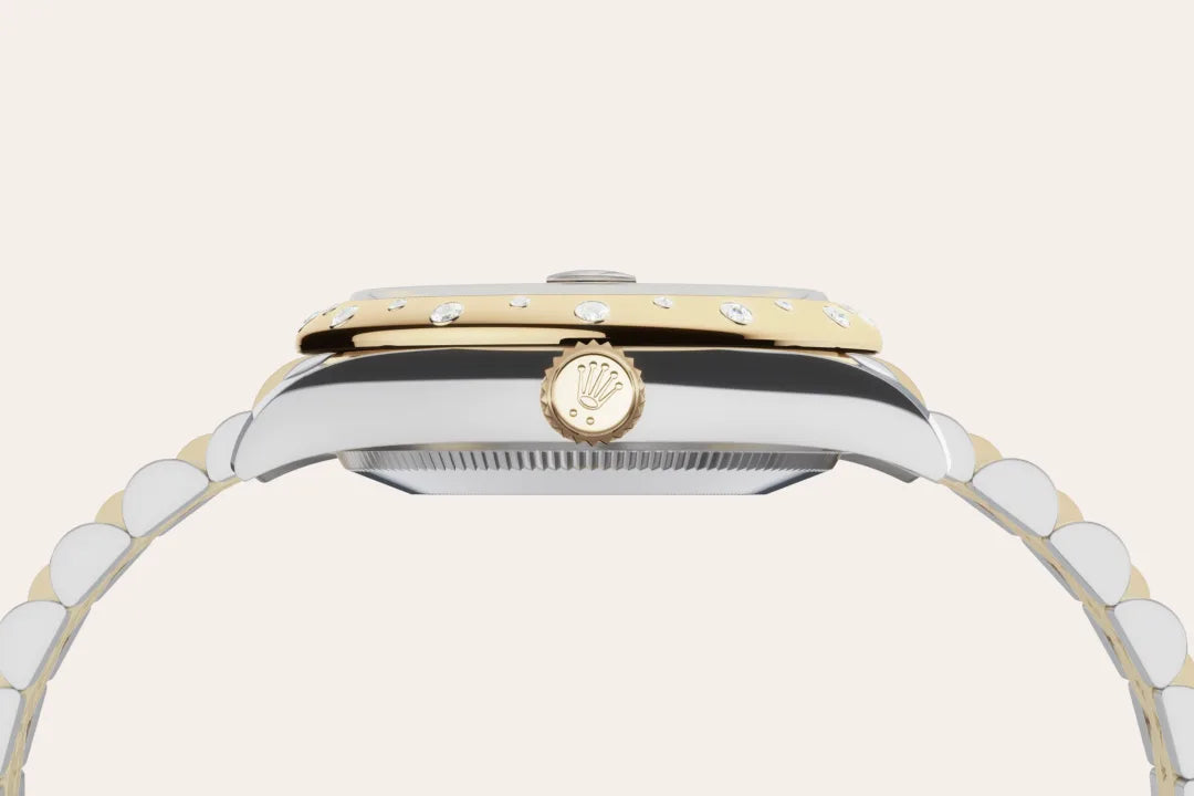 Rolex Datejust 31 Oyster, 31 mm, Oystersteel, yellow gold and diamonds M278343RBR-0016