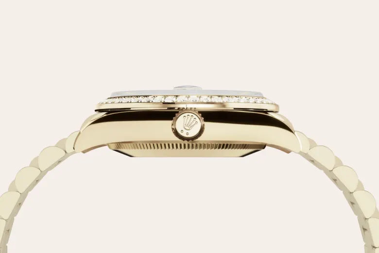Rolex Datejust 31 Oyster, 31 mm, yellow gold and diamonds M278288RBR-0041