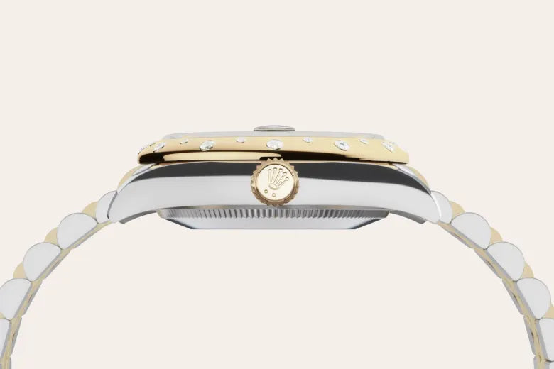 Rolex Datejust 31 Oyster, 31 mm, Oystersteel, yellow gold and diamonds M278343RBR-0016