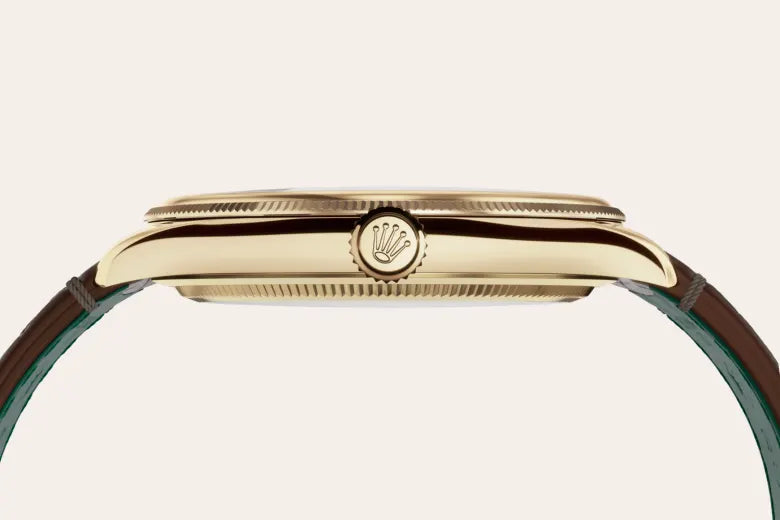 Rolex 1908 39 mm, 18 kt yellow gold, polished finish M52508-0006