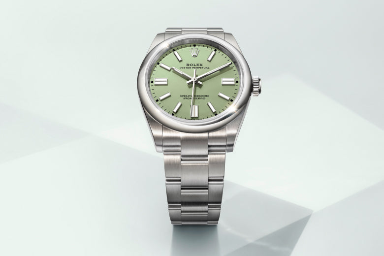 rolex oyster perpetual watches - henne jewelers