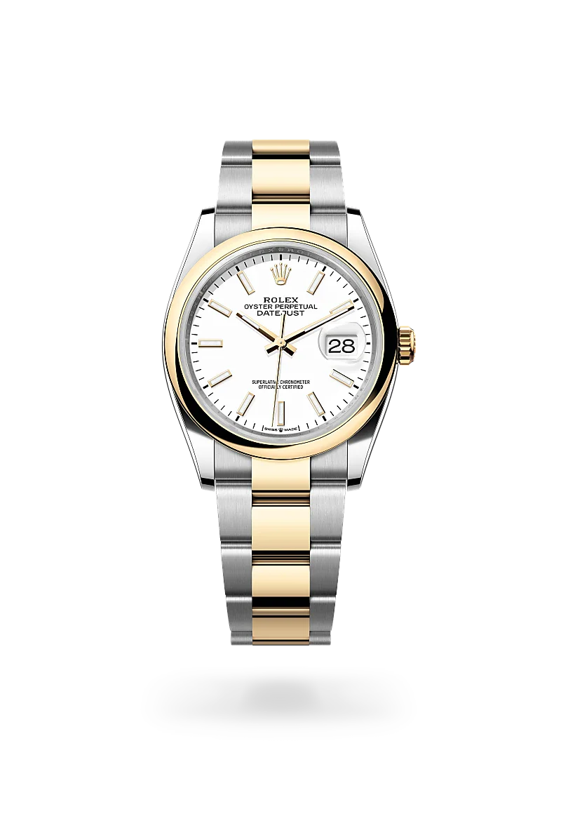 Rolex Datejust 36 Oyster, 36 mm, Oystersteel and yellow gold M126203-0020