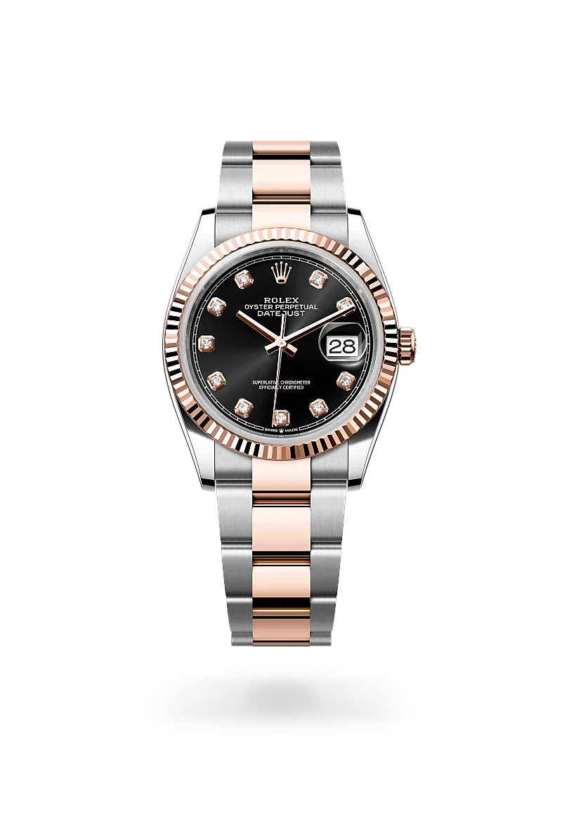 Rolex Datejust 36 Oyster, 36 mm, Oystersteel and Everose gold M126231-0020