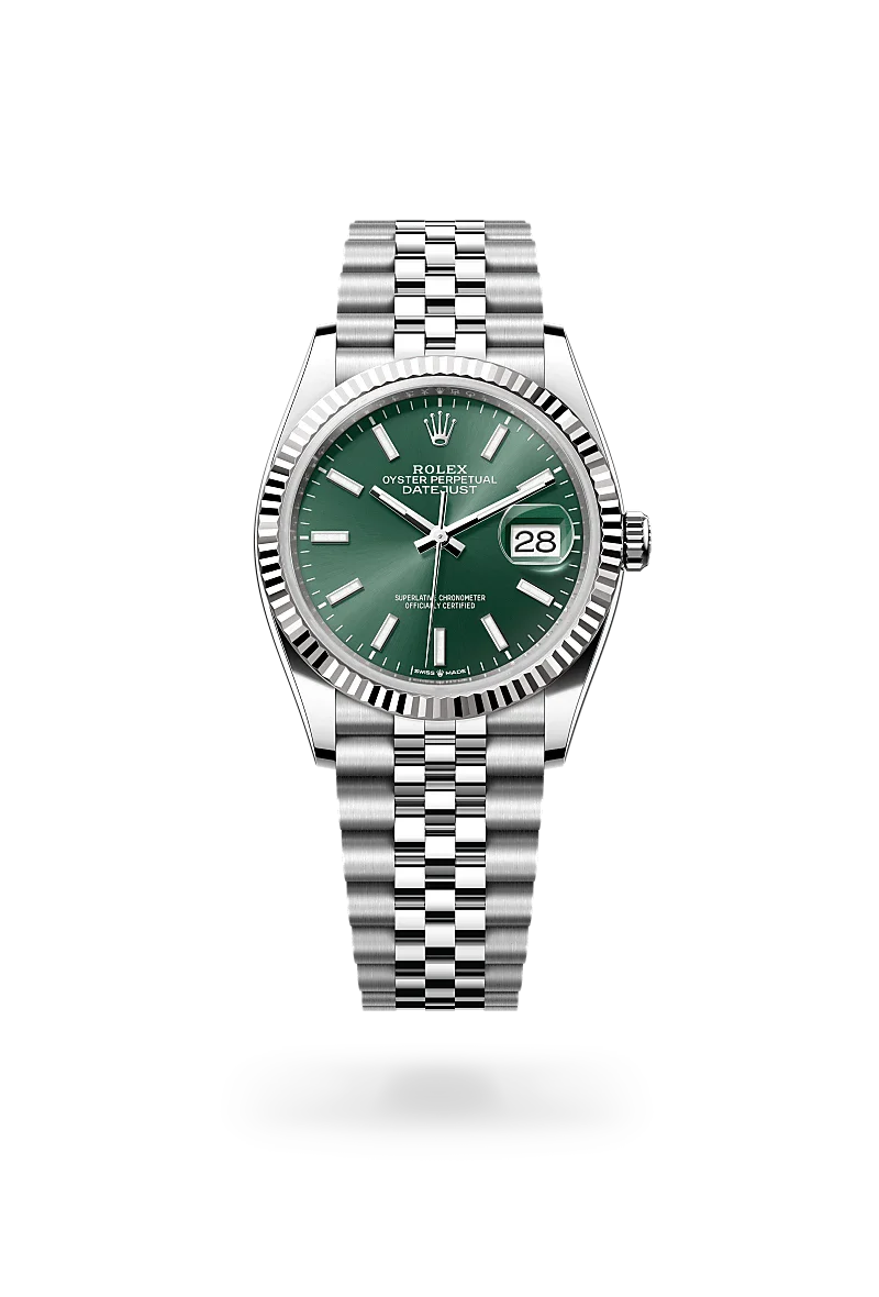 Rolex Datejust 36 Oyster, 36 mm, Oystersteel and white gold M126234-0051