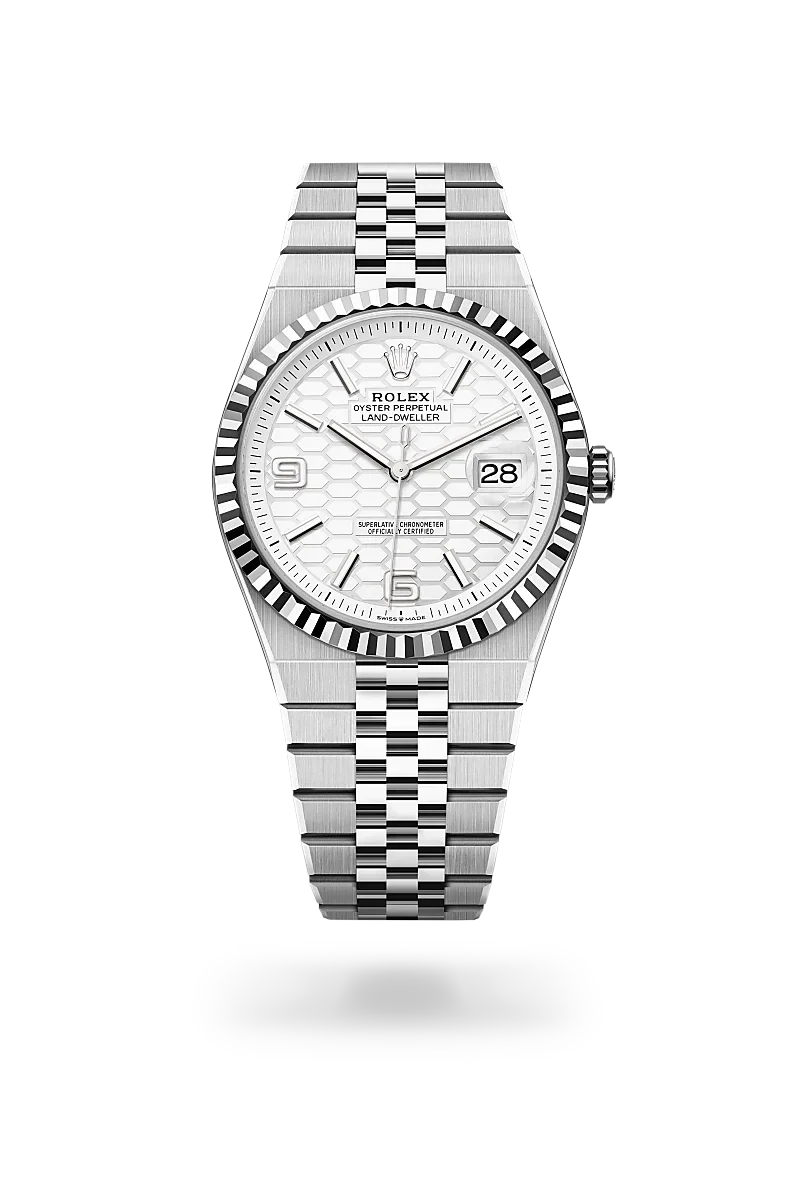 Rolex Land-Dweller 40 Oyster, 40 mm, Oystersteel and white gold M127334-0001