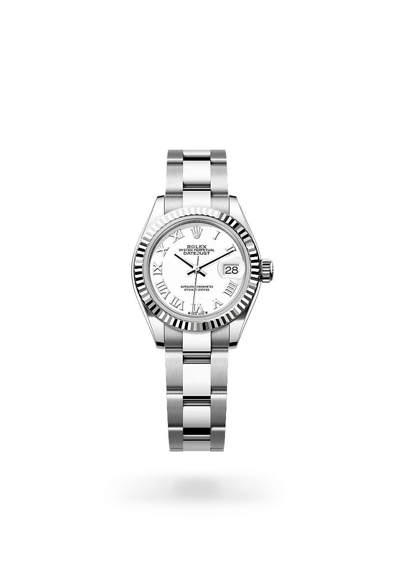 Rolex Lady-Datejust Oyster, 28 mm, Oystersteel and white gold M279174-0020