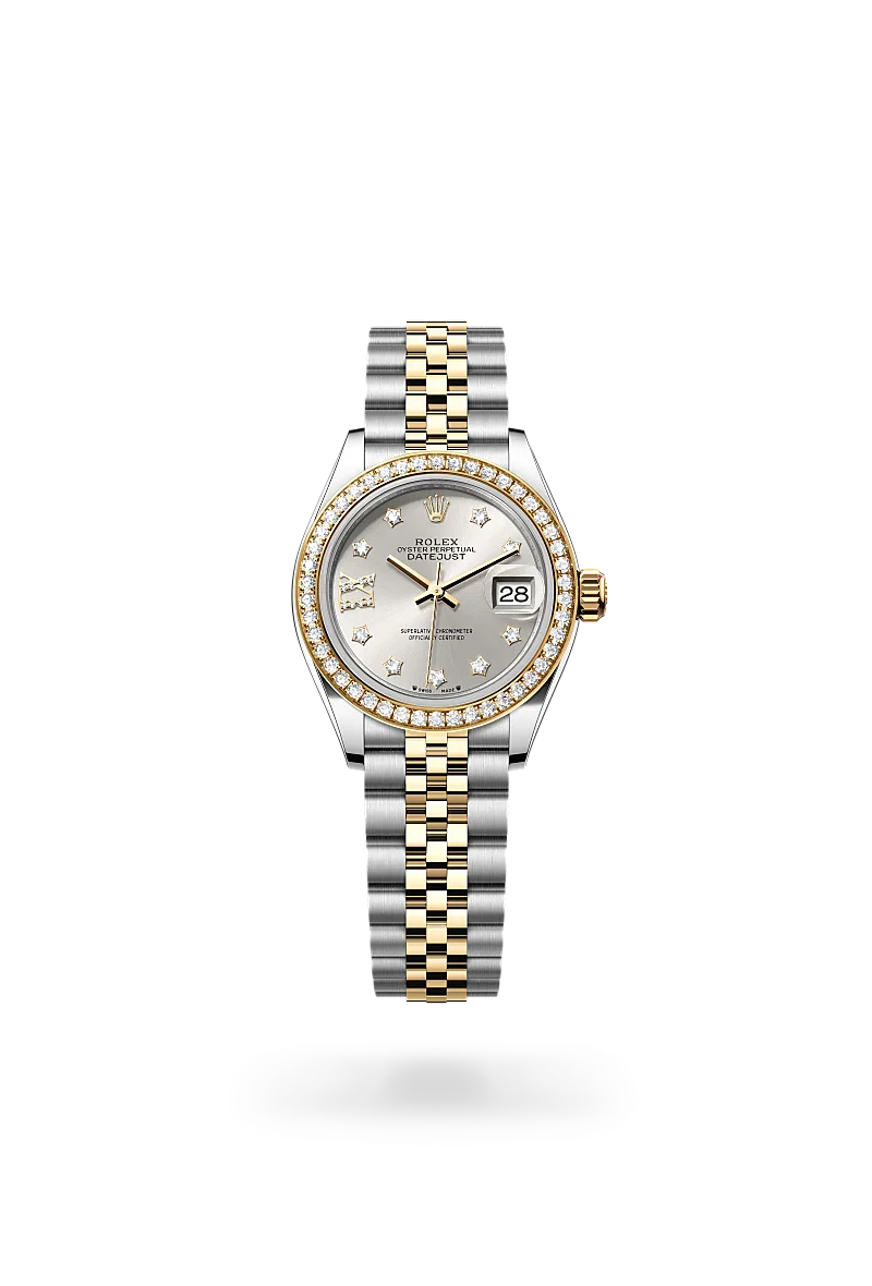 Rolex Lady-Datejust Oyster, 28 mm, Oystersteel, yellow gold and diamonds M279383RBR-0003