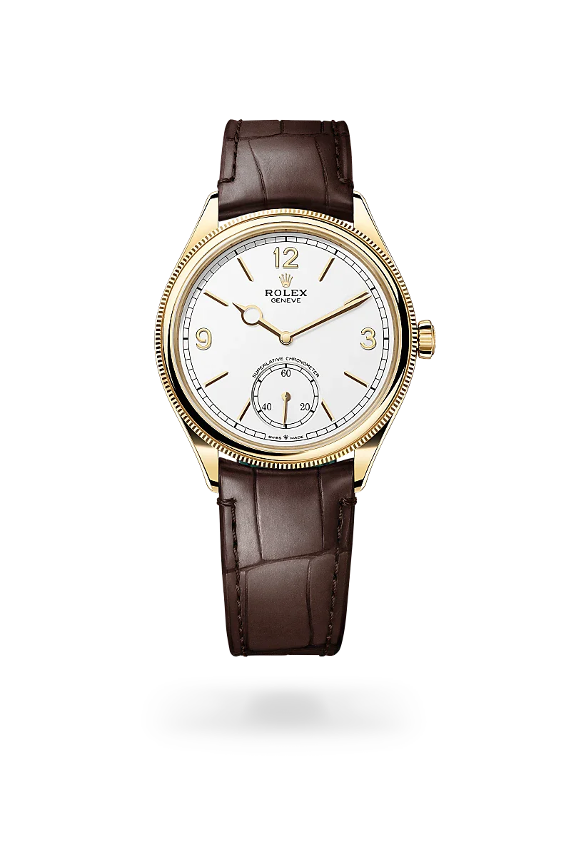 Rolex 1908 39 mm, 18 kt yellow gold, polished finish M52508-0006