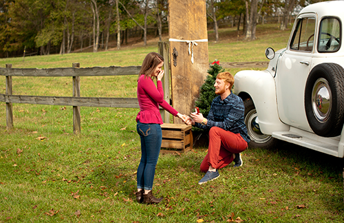 Ron Proposes to Jacy with a Henne Engagement Ring