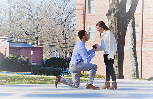 Brian Proposes to Hayley with a Henne Engagement Ring