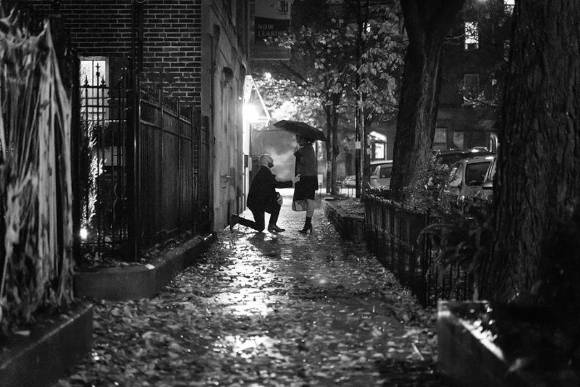 Luke Proposes to Mykayla with a Henne Engagement Ring While Standing in The Rain