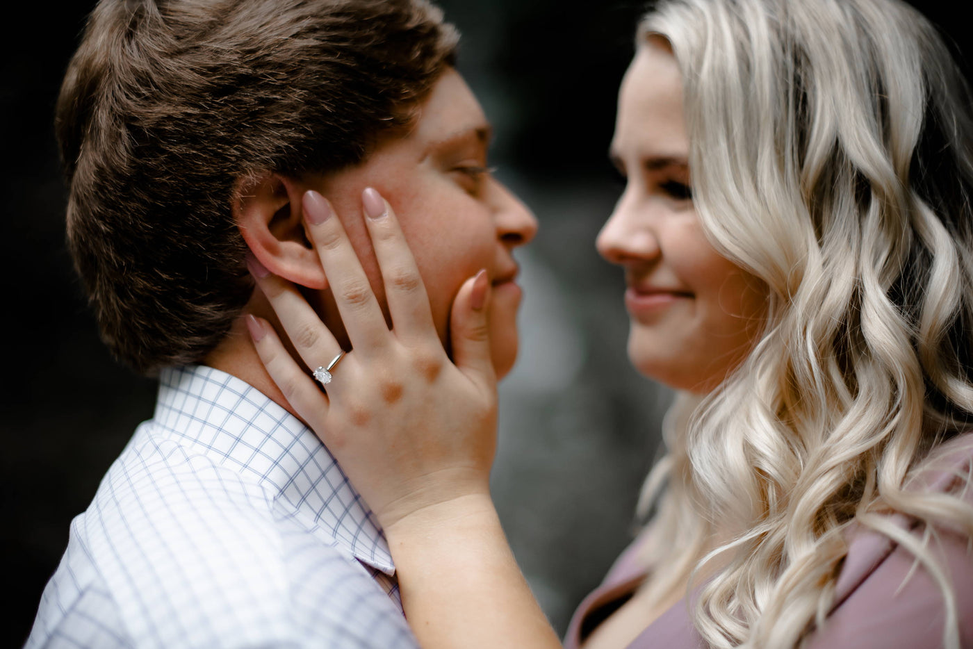 John & Susan Show Off Susan's Diamond Engagement Ring from Henne Jewelers