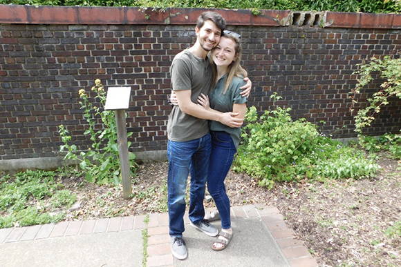 Henne Engagement Ring Couple Cassidy & Jared in Mellon Park