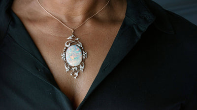 October Birthstone Jewelry: Opal & Tourmaline
