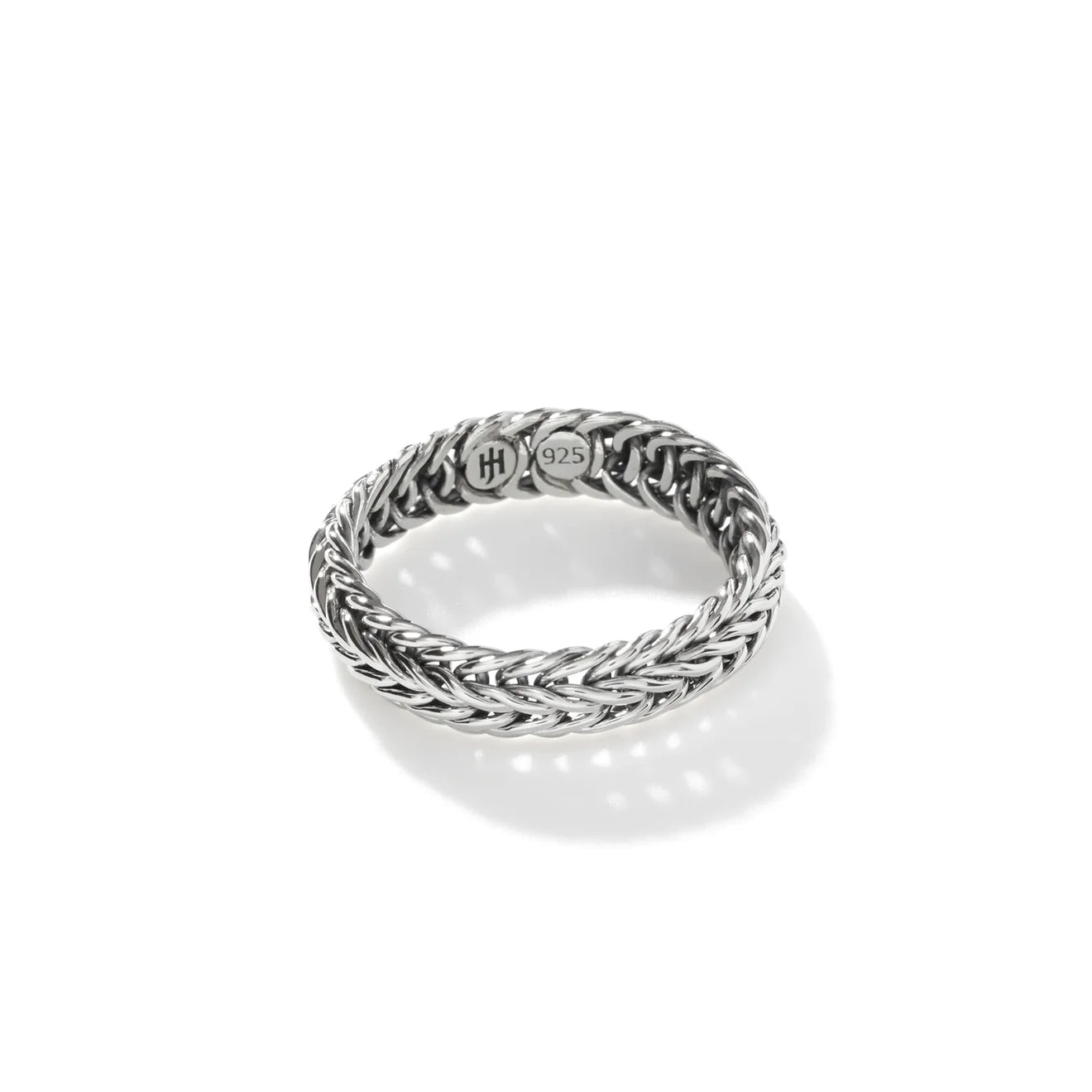 JOHN HARDY STERLING SILVER 4.5MM KAMI CHAIN BAND RING