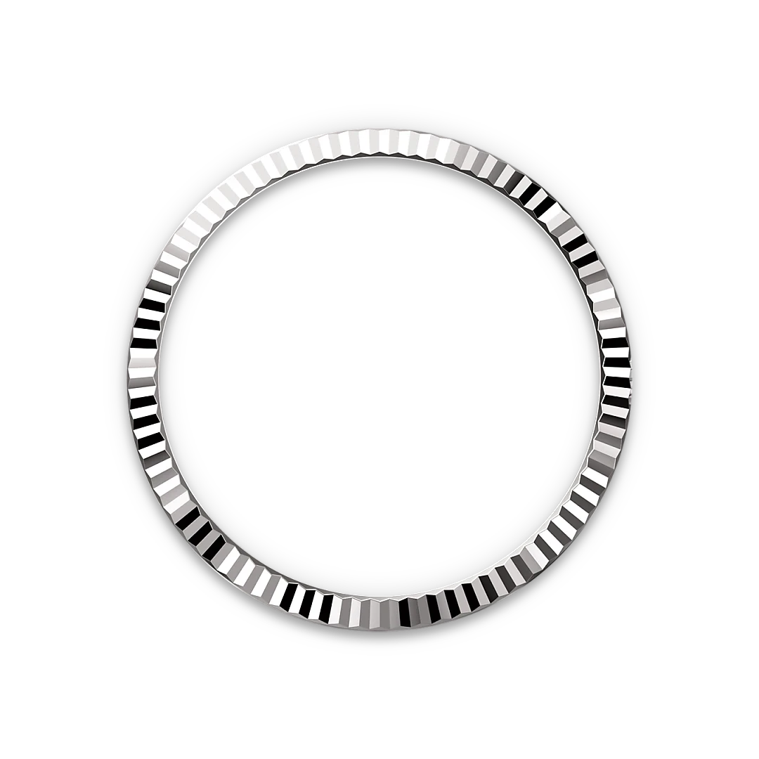 Rolex Fluted Bezel-White Rolesor-M126234-0051