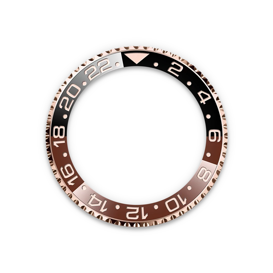 Rolex 24-Hour Rotatable Bezel-Everose Rolesor-M126711Chnr-0002