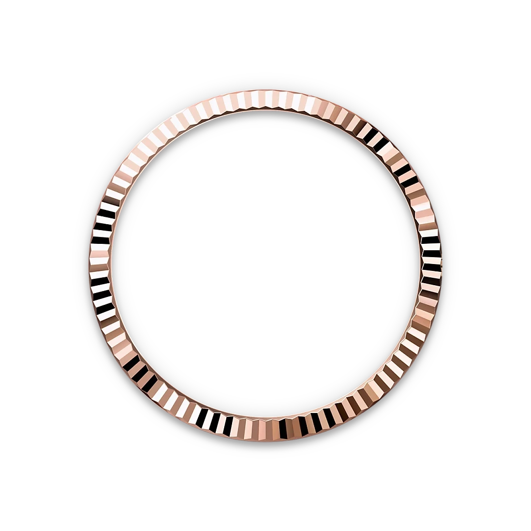 Rolex Fluted Bezel-Everose Gold-M128235-0009