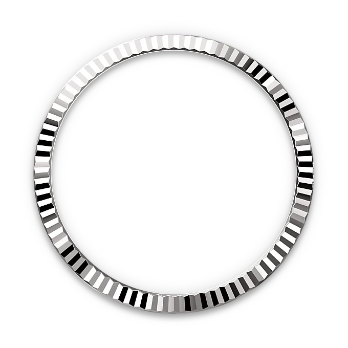 Rolex Fluted Bezel-White Rolesor-M126234-0051