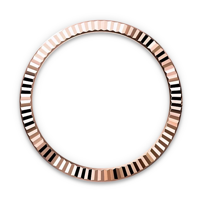 Rolex Fluted Bezel-Everose Rolesor-M126331-0007