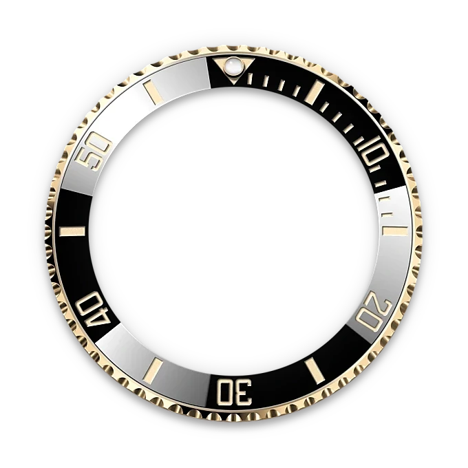 Rolex Unidirectional Rotatable Bezel-Yellow Rolesor-M126613Ln-0002