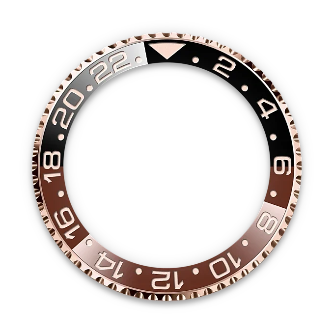Rolex 24-Hour Rotatable Bezel-Everose Rolesor-M126711Chnr-0002