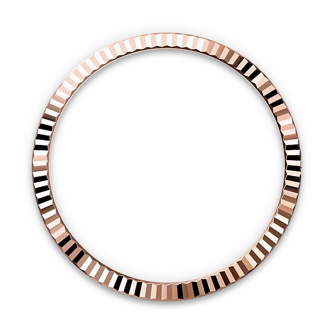 Rolex Fluted Bezel-Everose Gold-M128235-0009