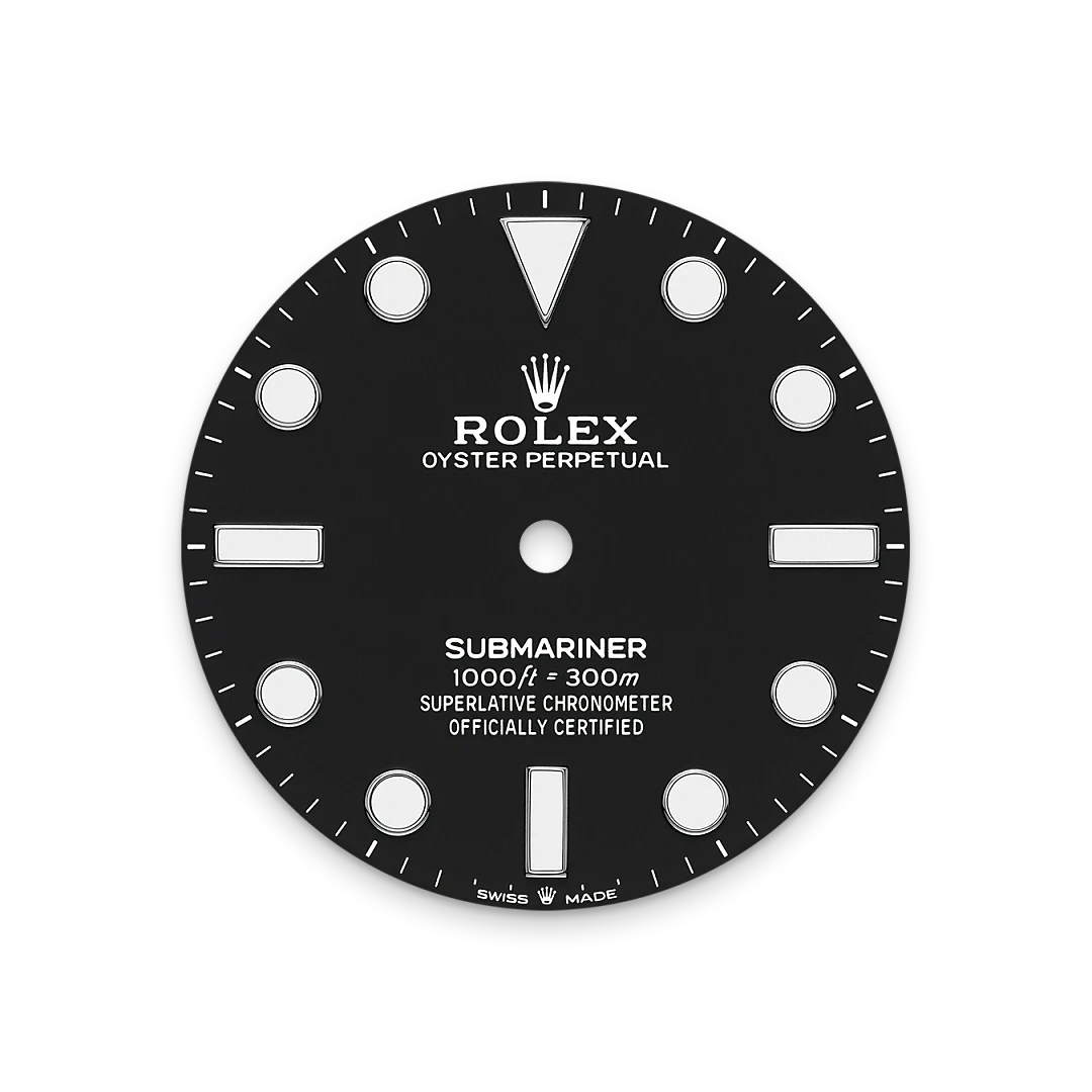Rolex Black Dial-Oystersteel-M124060-0001