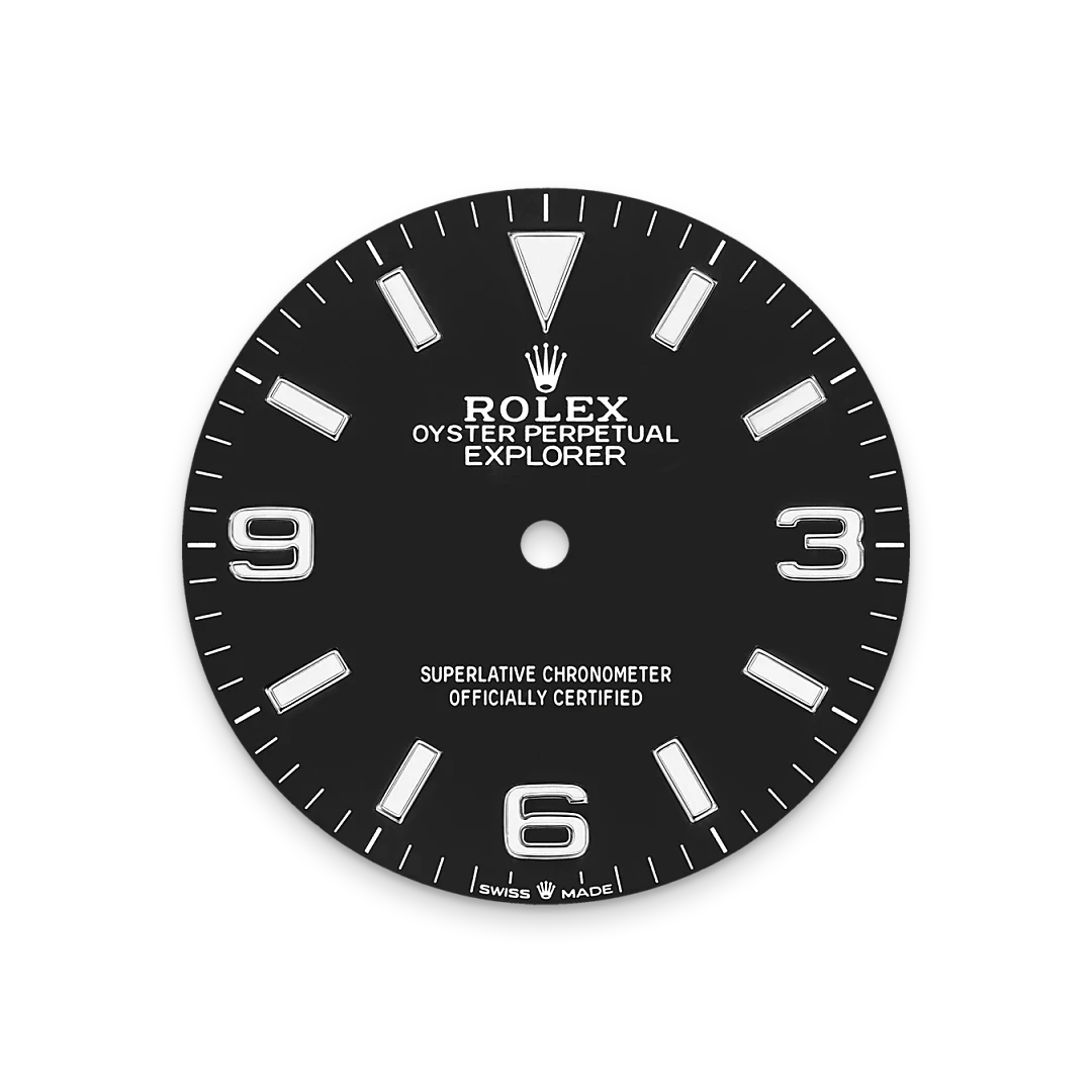 Rolex Black Dial-Oystersteel-M124270-0001