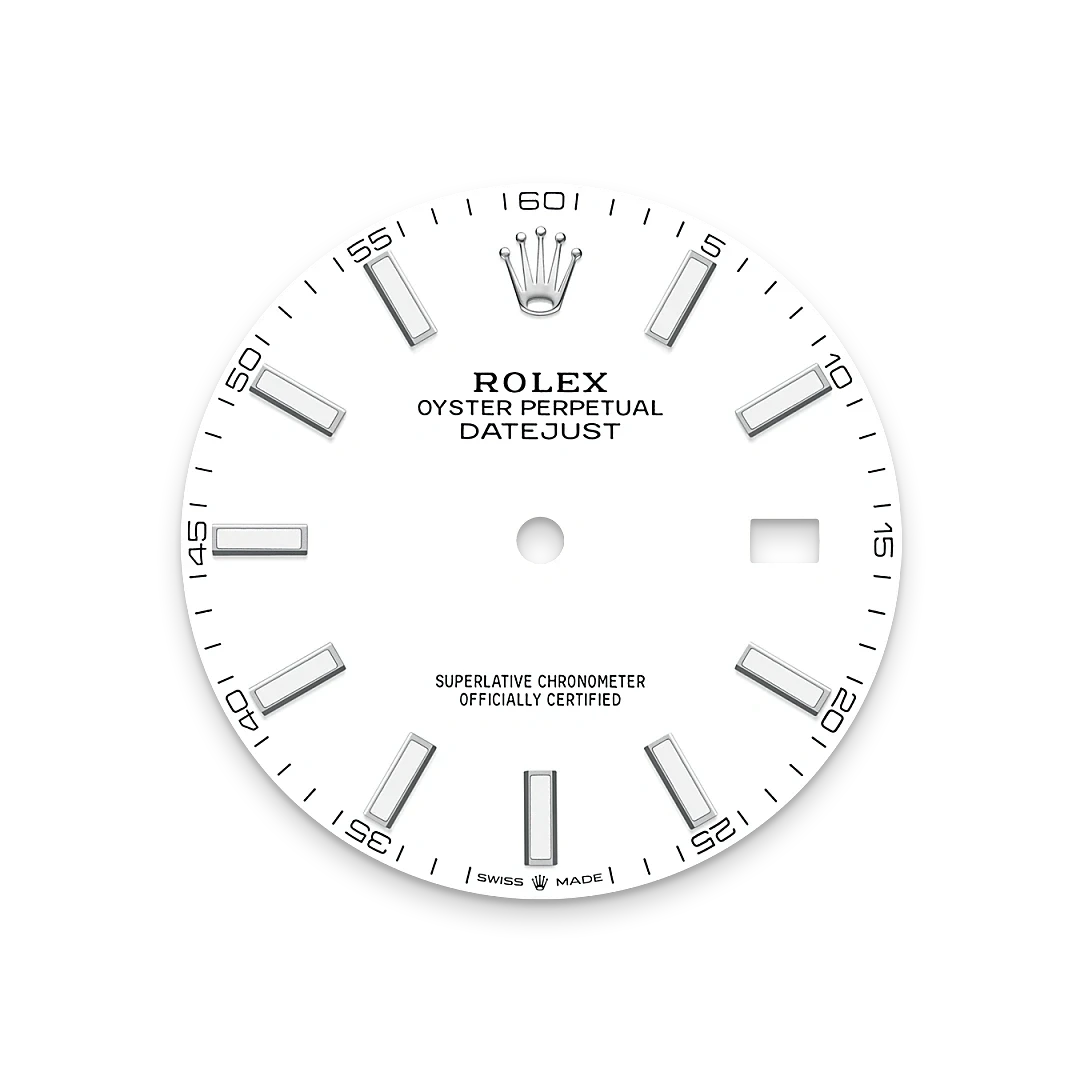 Rolex White Dial-Oystersteel-M126300-0005