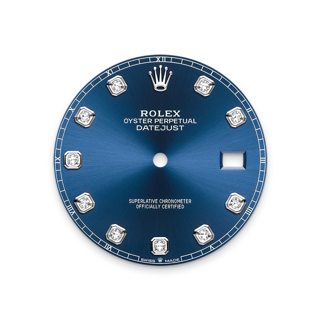 rolex Datejust in White Rolesor - combination of Oystersteel and white gold, M126334-0016 - Henne Jewelers