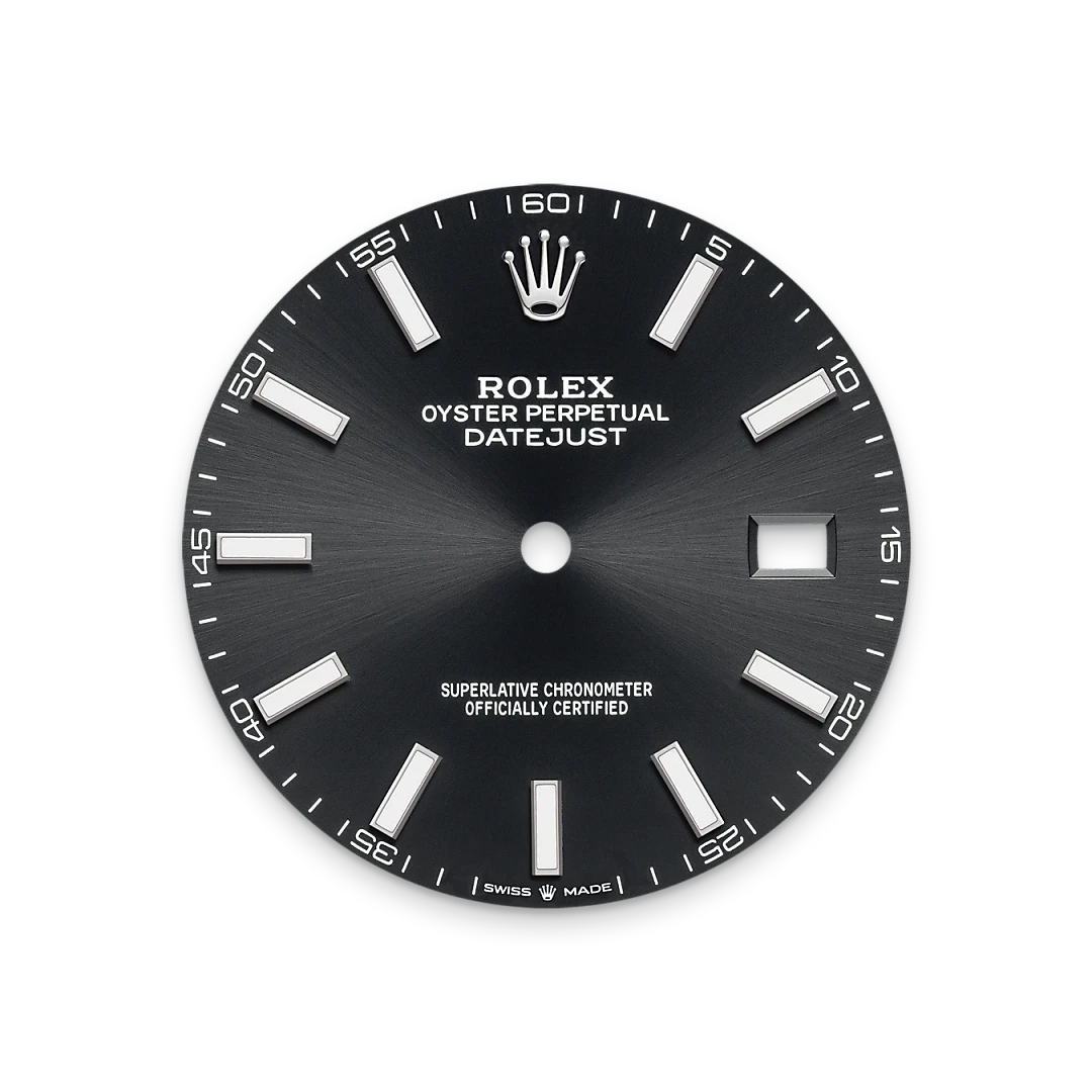 rolex Datejust in White Rolesor - combination of Oystersteel and white gold, M126334-0018 - Henne Jewelers