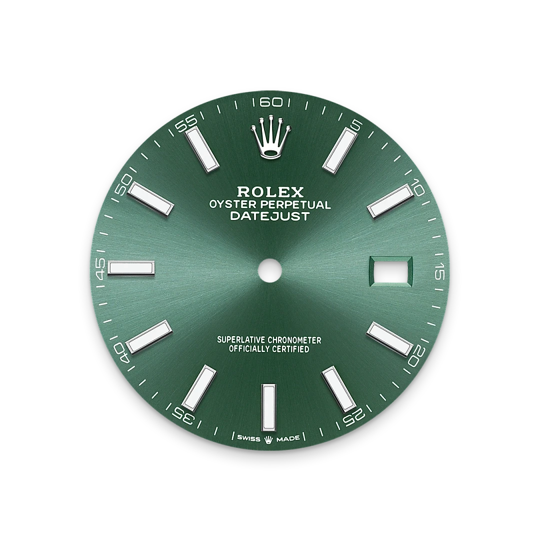rolex Datejust in White Rolesor - combination of Oystersteel and white gold, M126334-0028 - Henne Jewelers
