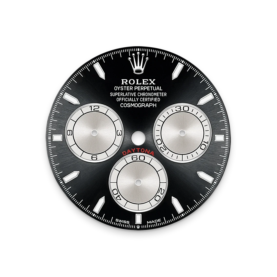 Rolex Bright Black And Steel Dial-White Gold-M126509-0001