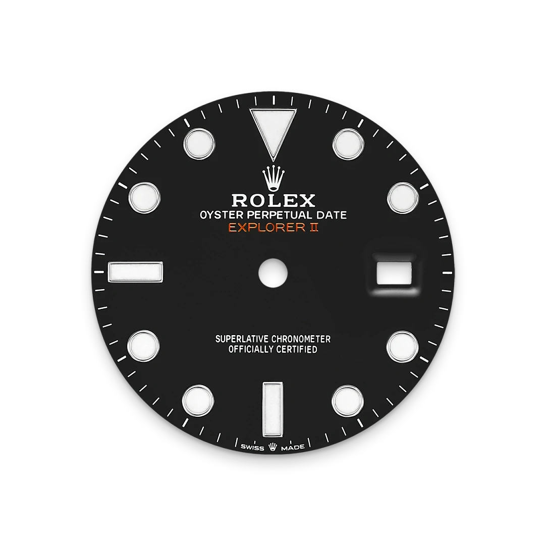 rolex Explorer II in Oystersteel, M226570-0002 - Henne Jewelers