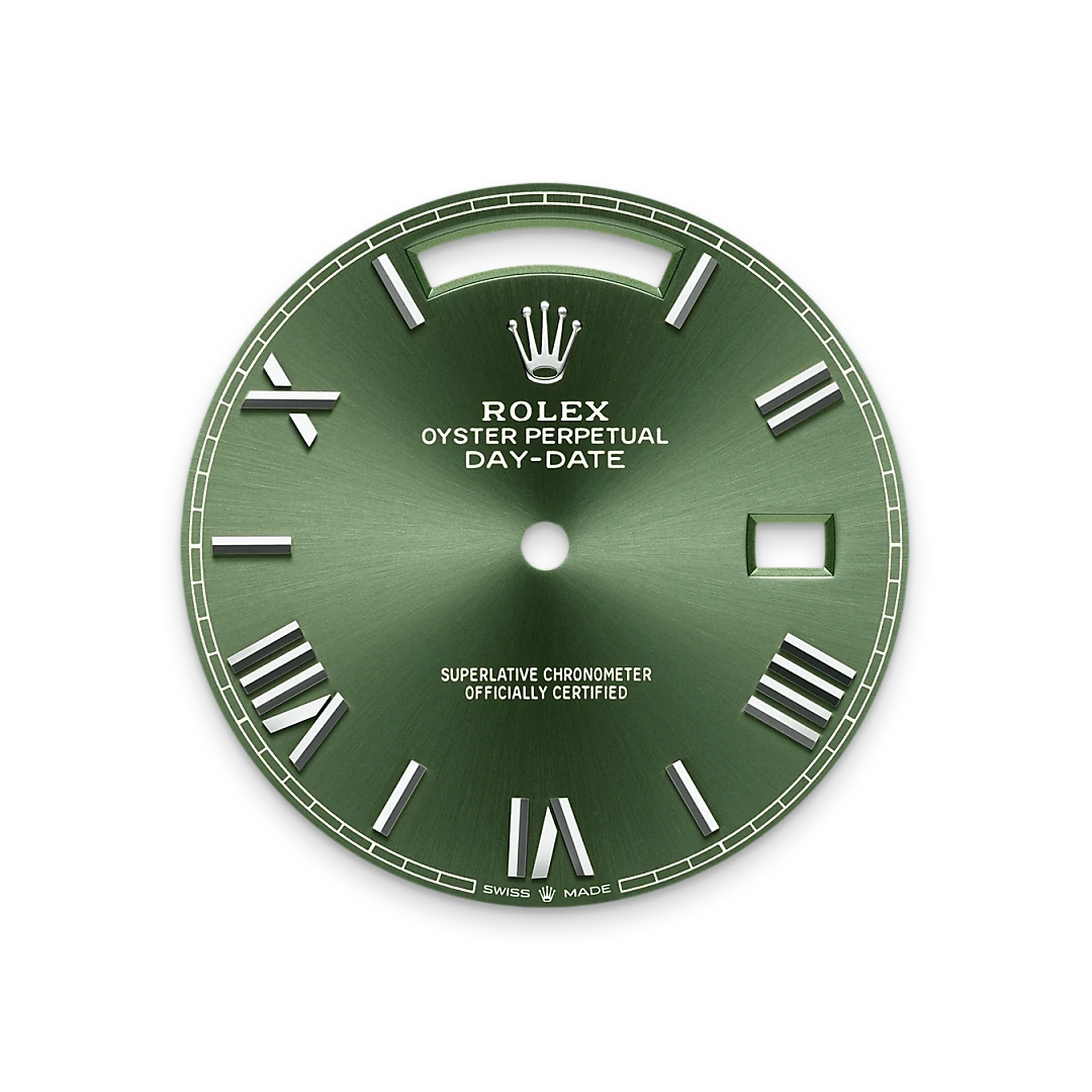 Rolex Olive-Green Dial-White Gold-M228239-0033