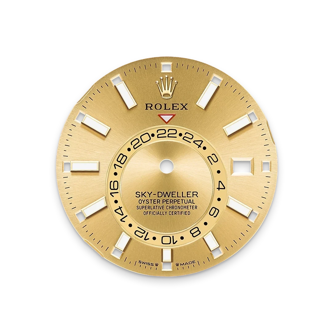 Rolex Champagne-Colour Dial-Yellow Rolesor-M336933-0001