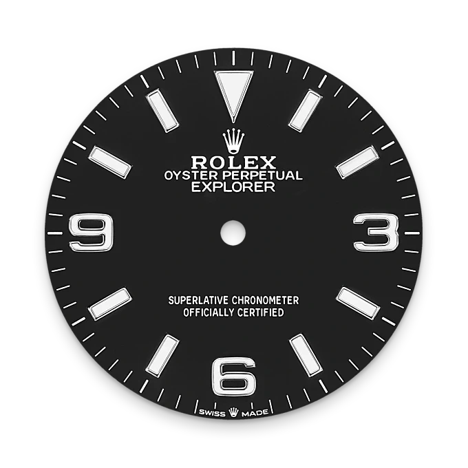 Rolex Black Dial-Oystersteel-M124270-0001