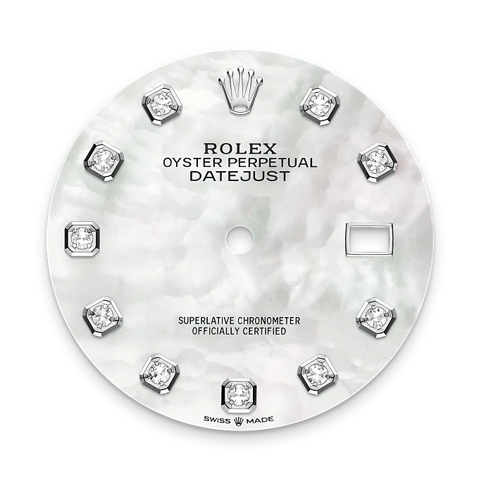 Rolex Mother-Of-Pearl Dial-White Rolesor-M126284Rbr-0011
