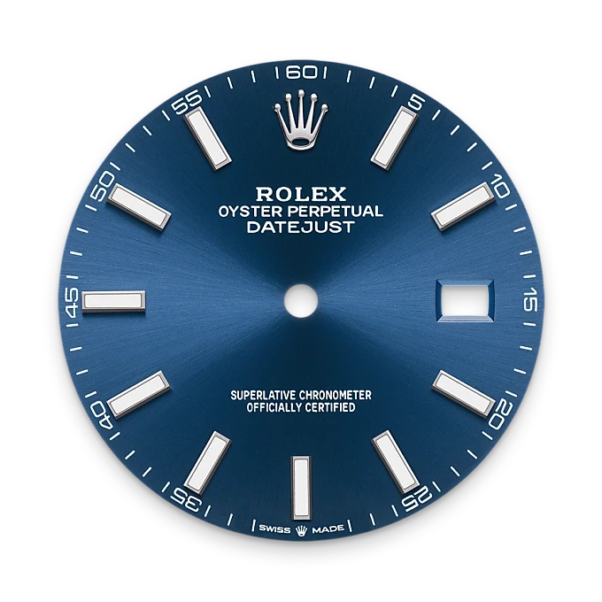 rolex Datejust in White Rolesor - combination of Oystersteel and white gold, M126334-0002 - Henne Jewelers